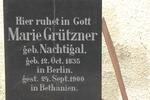 GRUTZNER Marie nee NACHTIGAL 1835-1900