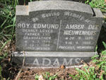 ADAMS Roy Edmund 1929-1986 :: NIEUWENHUIS Amber Dee 1986-1988