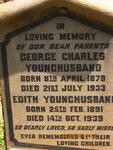 YOUNGHUSBAND George Charles 1879-1933 & Edith 1891-1939