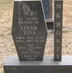 MKHONZA Linah Tina 1932-2002