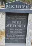 MKHIZE Niki Sydney 1950-2002