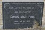 MARUPING Simon -1958