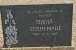 SEKHEMANE Maria -1937