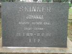 SKINNER Johanna 1879-1967