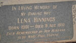 HINNINGS Lena 1901-1951