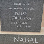 NABAL Daisy Johanna 1909-1984