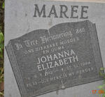 MAREE Johanna Elizabeth 1912-1984