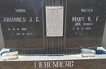 LIEBENBERG Johannes J.C. 1918-1973 & Mary K.F. RANKIN 1921-