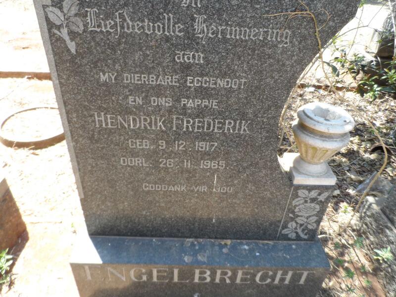 ENGELBRECHT Hendrik Frederik 1917-1965
