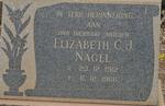 NAGEL Elizabeth C.J. 1912-1966