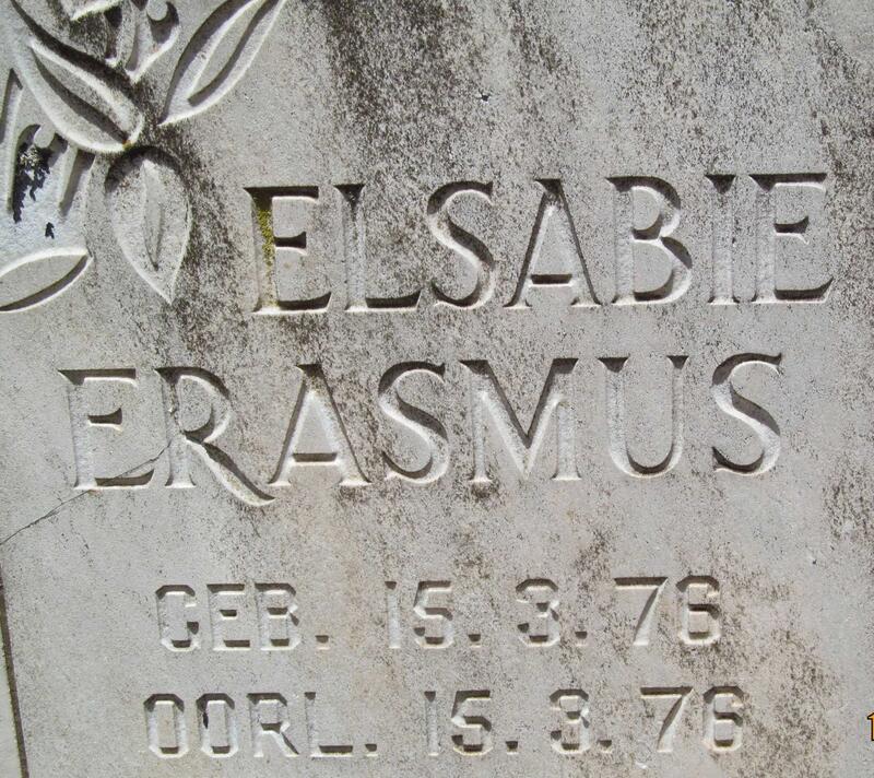 ERASMUS Elsabie 1976-1976