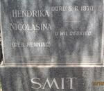 SMIT Hendrika Nicolasina nee HENNING -1970