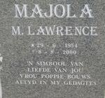 MAJOLA M. Lawrence 1954-2000