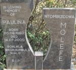 MOLEFE Ntombizodwa Paulina 1960-2000