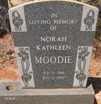MOODIE Norah Kathleen 1918-1987