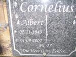 CORNELIUS Albert 1943-2007