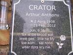 CRATOR Arthur Anthony 1938-2012