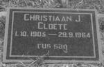 CLOETE Christiaan J. 1905-1964