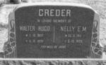 GREDER Walter Hugo 1907-1970 & Nelly E.M. 1911-1979