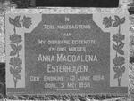 ESTERHUIZEN Anna Magdalena nee ERSKINE 1894-1958