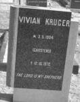 KRUGER Vivian nee CARSTENS 1904-1972