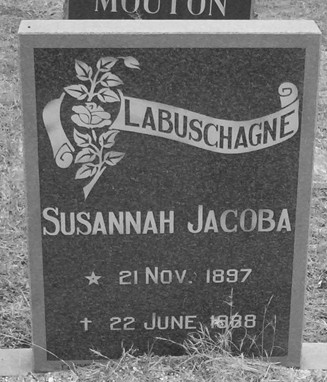 LABUSCHAGNE Susannah Jacoba 1897-1988