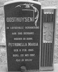 OOSTHUYSEN Petronella Maria 1905-1982