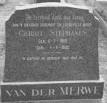 MERWE Gerrit Stephanus, van der 1869-1952