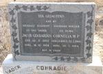 CONRADIE Jacob Gerhardus 1893-1954 & Cornelia M.P. LE ROUX 1900-1984