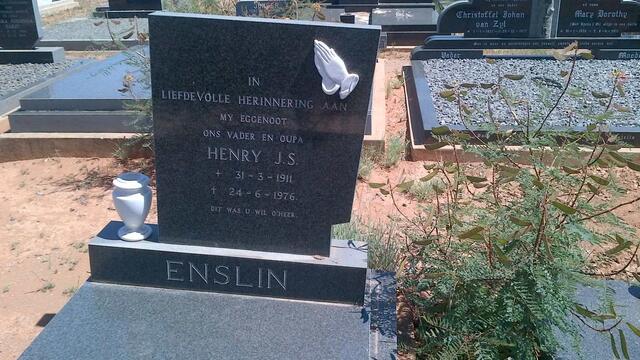 ENSLIN Henry J.S. 1911-1976