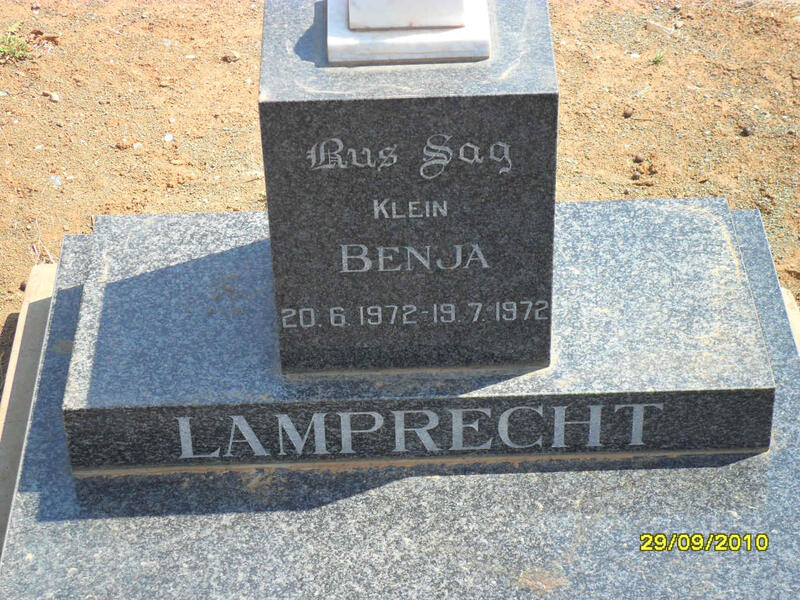 LAMPRECHT Benja 1972-1972