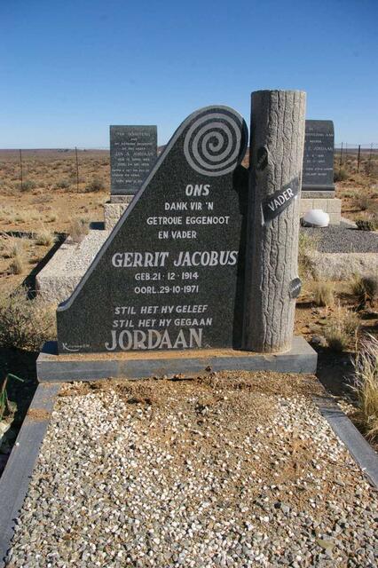 JORDAAN Gerrit Jacobus 1914-1971
