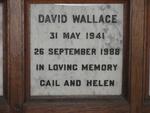 WALLACE David 1941-1988