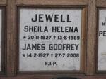 JEWELL James Godfrey 1927-2008 & Sheila Helena 1927-1989