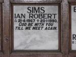 SIMS Ian Robert 1967-1990