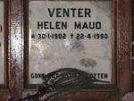VENTER Helen Maud 1902-1990