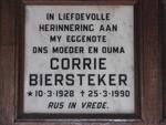 BIERSTEKER Corrie 1928-1990