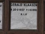KLAASEN Gerald 1937-1991