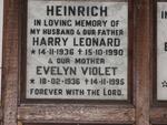 HEINRICH Harry Leonard 1936-1990 & Evelyn Violet 1936-1995