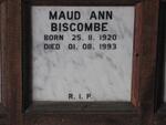 BISCOMBE Maud Ann 1920-1993