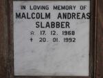 SLABBER Malcolm Andreas 1968-1992