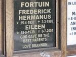 FORTUIN Frederick Hermanus 1937-1992 & Eileen 1939-2001