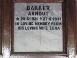BAKKER Arnout 1921-1991