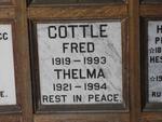 COTTLE Fred 1919-1993 & Thelma 1921-1994