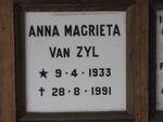 ZYL Anna Magrieta, van 1933-1991
