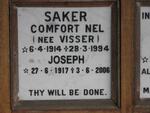 SAKER Joseph 1917-2006 & Comfort Nel VISSER 1914-1994