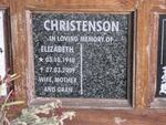 CHRISTENSON Elizabeth 1940-2009
