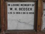 BEDSER W.H. 1915-1994