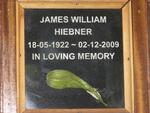 HIEBNER James William 1922-2009