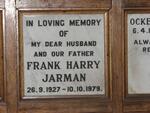 JARMAN Frank Harry 1927-1979